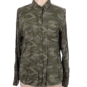 a.n.a. A New Approach Size L Long sleeve button-down Camo shirt